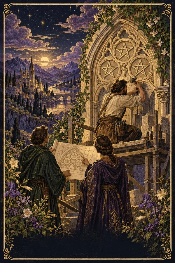 Three of Pentacles