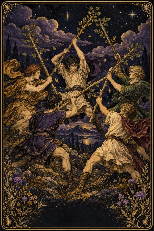 Five of Wands